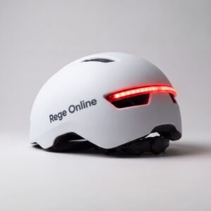 Helmet with Rear Light